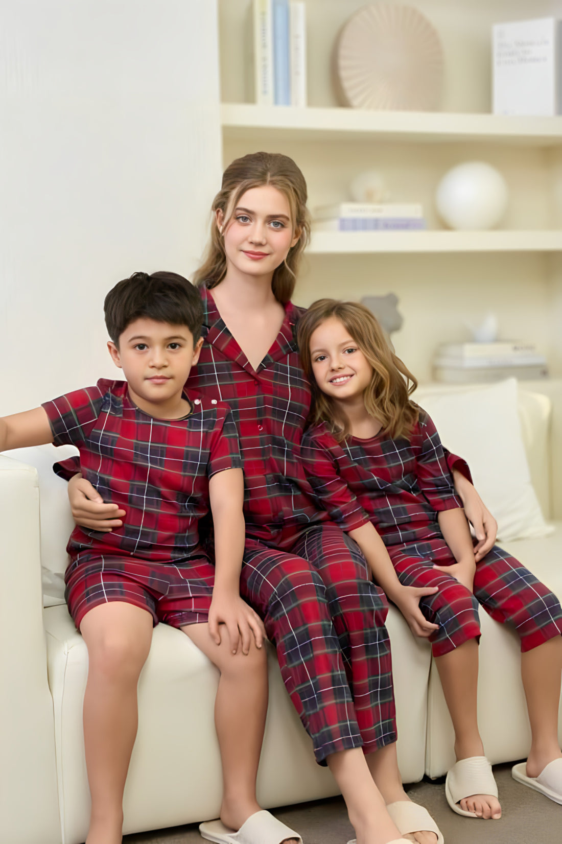 Girls’ Cotton Knit Set with Round Neck – Comfy &amp; Playful